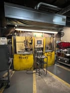 Fanuc, dual robotic welding cell, Fanuc ArcMate 100iB 6-Axis robot, Fanuc RJ3iB Control, teach pendant - Image 1