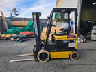 5000 lb. Hyster #E50XM-33, Electric Forklift, 189" max. lift height, 48 Volt, 1998 - Image 4