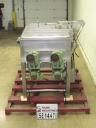 Rietz #RSV23K6405, dual shaft ribbon mixer, air operated flip up safety cover, air operated swing away end - Image 3
