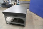 48" x 72" x 10" Mojave #Grade-A, pyramid granite surface plate, 2 ledge, steel stand - Image 3