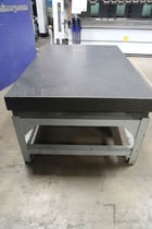 48" x 72" x 10" Mojave #Grade-A, pyramid granite surface plate, 2 ledge, steel stand - Image 5