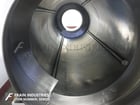 Stainless Steel, continuous, cylindrical drum for coating, 36" ID x 102" L coating chamber, (4) 1" H baffles - Image 2