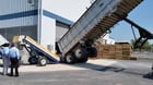 Bulk Truck Unloader, Feed Hopper, 200 Ton Sand Storage Silo, 25" wide x 192" long Vibrating Screen Conveyor - Image 1