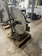 500 lb. Jaco #JURE-510-1, motorized uncoiler, 12" mandrel, 48" outside dimensions, 15"-20" ID, manual - Image 1