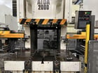 220 Ton, Aida #NC1-2000(2), single crank gap frame press, 9.84" stroke, 17.72"Shut Height, 4.33"ram adj. - Image 4