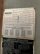 300 Ton, Minster #E2-300-60-36, straight side double crank press, 6" stroke, 32" Shut Height, 6" ram adj. - Image 10