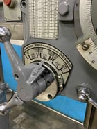 4' -9" Carlton #0A, radial arm drill, 53" x 31" base area, power elevation, coolant, box table, 5 HP - Image 4