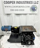 10" x 10" Meyer rotary airlock, Carbon steel body, Stainless rotor, 13" x 13" flange, 15" inlet to outlet - Image 3