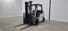 8000 lb. Unicarriers #PF80, outdoor forklift, LPG, 2-stage, side shift, 179" lift height, heater, 2020 - Image 1