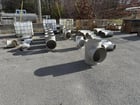 lot of large industrial pipe fittings & pipe junct - Image 1