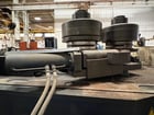 6" x 6" x 1/2" Faccin #RMCI-170, hydraulic angle bending roll, 6.7" shaft diameter, 18.9" roll diameter - Image 5