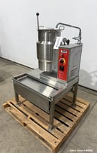 Vulcan-Hart #K6ETT, Electric Counter Kettle, 11.8" diameter x 14.5" deep, 6 -gallon, 50 psi, -20°F to 300°F - Image 1