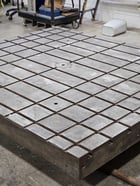 6" x 84" Lucas, air lift rotary table, 6" x 7' x 6' - Image 2
