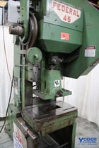 45 Ton, Federal, OBI press, 3" stroke, 11.5" Shut Height, 120 SPM, air clutch & brake, 1992, #63515 - Image 4