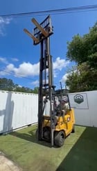 9100 lb. Caterpillar #GC45KSTR, ForkLift, Cushion Tire, LP Forktruck - Image 2