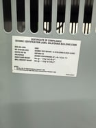 30 KVA 480 Primary, 208Y/120 Secondary, General Electric 9T10A1002, Type QL, 3PH Dry Type Transformer - Image 2