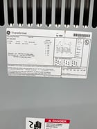 30 KVA 480 Primary, 208Y/120 Secondary, General Electric 9T10A1002, Type QL, 3PH Dry Type Transformer - Image 3