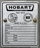 35 gallon Mixer Hobart #V1401, Dough Mixer, 5 HP, 230 V. - Image 10