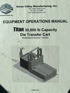 30000 lb. Green Valley/Titan #153302, Die Transfer Cart, 72" x 159" size, 750 A., pendant - Image 4