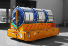 35 Ton, Taiyuan Huaye, trackless coil transfer cart, 2 coils, mechanical drive, front wheel steering, remote - Image 3