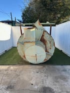 74" Packer Cyclone w/ Clean Out Hatch, 176" height, 103" cone - Image 3