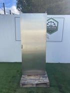 Rittal #TS-8012.019, Freestanding Stainless Steel Enclosure - Image 1