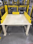 8000 lb. Colt #DHDR-800-24, servo feed line, 24" x .100" stock, overarm hold down, keeper arms, cabinet - Image 9