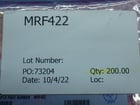 Macom #MRF422, Silicon Power Transistors, LOT of 200, Chassis Mount, 2022 - Image 5