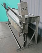 16 gauge x 8' Whitney Jensen #816, Combination Roller-Bearing Bending Brake, 97" overall, 1/4" reverse bend - Image 4
