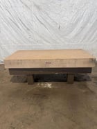 48" x 96" x 10" Starret, pink granite surface plate w/ stand, 33" floor to table - Image 2