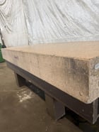 48" x 96" x 10" Starret, pink granite surface plate w/ stand, 33" floor to table - Image 5