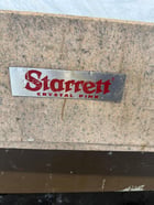 48" x 96" x 10" Starret, pink granite surface plate w/ stand, 33" floor to table - Image 7
