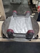 Abrasive Blast Systems #6048, blast cabinet, 2 turn table carts, 900 cfm dust collector - Image 6