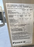 40 Ton, Daikin #RCS040D, 2 stage air cooled condensers, part of split system, R410a, new, unused (32 - Image 4