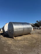 12,500 gallon JV Northwest, Stainless Steel Jacketed Cone Bottom Tank, 11' diameter x 29' height - Image 1