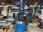 42" Bullard #Cutmaster, vertical turret lathe, 4-jaw chuck, 52" swing, 37" under rail, side head, 5 pos - Image 2
