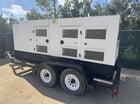 150 KW SWP #QP190, Diesel Generator Set, sound attenuated enclosure, trailer mounted, digital controller - Image 3