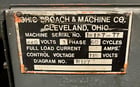10 Ton x 48" stroke, Ohio #H1048RR, Horizontal Broaching Machine, 6" cylinder bore diameter, 1977 - Image 3