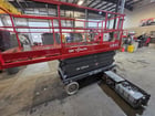 700 lb. SkyJack #SJ4632, scissor lift, 387' lift height, 42" x84" platform, solid rubber tires, 2019 - Image 3