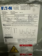 45 KVA 480 Delta Primary, 208Y/120 Secondary, Eaton, taps (10pcs AL - 6pcs CU )115 c NEMA 1 - Image 2