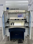40 Ton, Trumpf #Trubend-7036, electromechanical CNC press brake, 3.4'OA, 37" between housing, 4.72" stroke - Image 5