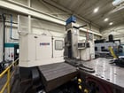 4.3" Toshiba, Shibaura #110R16, horizontal boring mill, Tosnuc 888 CNC Control, 55" x 63" full B-Axis rotary - Image 1