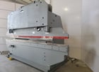 200 Ton, HTC #200-12H, hydraulic press brake, 16' overall, 120" between housing, 8" throat, motorized Back - Image 2