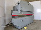 200 Ton, HTC #200-12H, hydraulic press brake, 16' overall, 120" between housing, 8" throat, motorized Back - Image 3