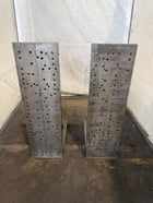 12" x 42" x 24" Drilled & Tapped Angle Plate Set - Image 1
