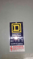 400 Amp. Square D #H365N, Safety Switch, 600 VAC, 3PH - Image 2