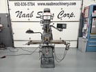 Clausing Kondia #FV-1, Vertical Milling Machine, 9" x 48" table, 30" longitudinal travel, 15" saddle travel - Image 3