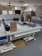 Alfa Neon #CWT, cutting table, 5' x 10', single phase vacuum pump, 2023 - Image 3