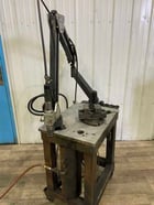 Flexarm #RNR-20, pneumatic tapping arm, swivel base, pneumatic vise, tooling, 2008 - Image 1