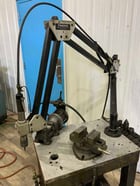 Flexarm #RNR-20, pneumatic tapping arm, swivel base, pneumatic vise, tooling, 2008 - Image 4